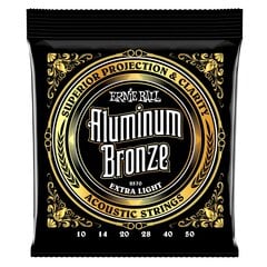 Stīgas akustiskai ģitārai Ernie Ball 2570 0.010 - 0.050 Aluminum Bronze cena un informācija | Ernie Ball Mūzikas instrumenti un piederumi | 220.lv