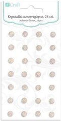 Декоративные липкие кристаллы, 8мм, 28 шт. цена и информация | Аппликации, декорации, наклейки | 220.lv