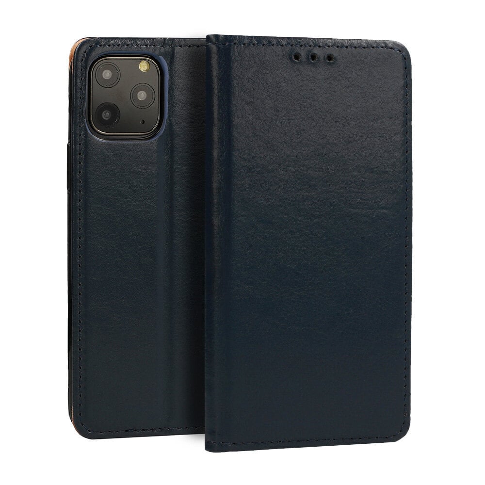 Samsung Galaxy S20 FE maciņš Leather Book, zils cena un informācija | Telefonu vāciņi, maciņi | 220.lv