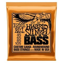 Stīgas basģitārai Ernie Ball 45-105 (Hybrid Slinky Wound) cena un informācija | Mūzikas instrumentu piederumi | 220.lv