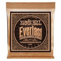 Stīgas ak. ģitārai Ernie Ball Everlast Light Phosphor Bronze 0.011 - 0.052 cena un informācija | Ernie Ball Mūzikas instrumenti un piederumi | 220.lv