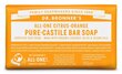 Ekoloģiskās Kastīlijas ziepes Dr. Bronner's Citrus-Orange, 140 g cena un informācija | Ziepes | 220.lv