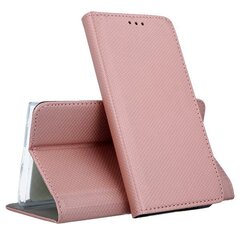 Mocco Smart Magnet Book Case Grāmatveida Maks Telefonam Samsung Galaxy A12 Rozā Zelts cena un informācija | Telefonu vāciņi, maciņi | 220.lv