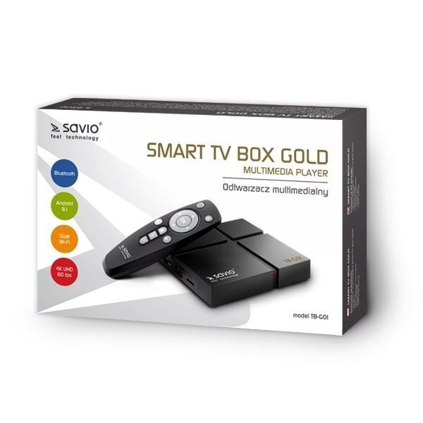 Savio Gold TB-G01 cena un informācija | Multimediju atskaņotāji | 220.lv