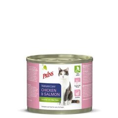 Консервы для кошек Prins NatureCare Cat CHICKEN & SALMON, 200 кг цена и информация | Консервы для котов | 220.lv