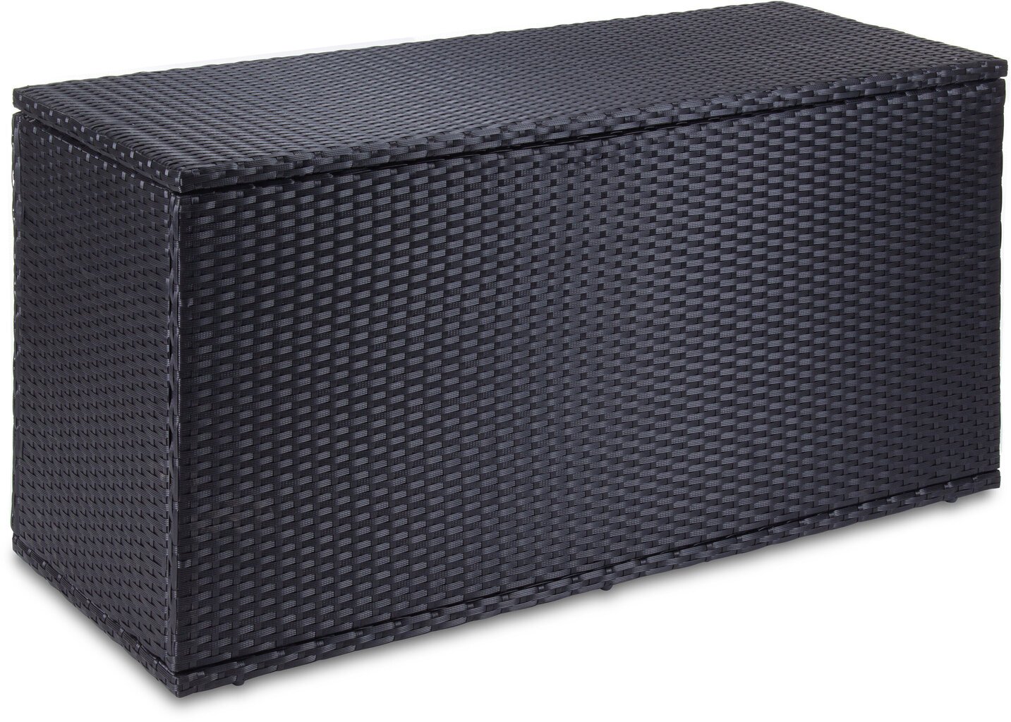Dārza instrumentu kaste Fieldmann Black Rattan, 125x50x60 cena un informācija | Komposta kastes un āra konteineri | 220.lv