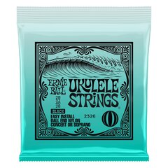 Stīgas ukulelei Ernie Ball 2326 (melnas) cena un informācija | Mūzikas instrumentu piederumi | 220.lv