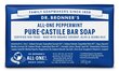 Ekoloģiskās Kastīlijas ziepes Dr. Bronner's Peppermint, 140 g cena un informācija | Ziepes | 220.lv