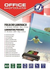 Laminēšanas folija, A3, 2x125 mikroni, 100 loksnes cena un informācija | Kancelejas preces | 220.lv