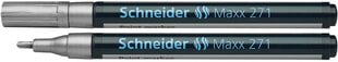 Маркер масляный Schneider Maxx 271 серебренный цена и информация | Письменные принадлежности | 220.lv