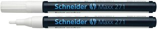 Маркер масляный Schneider Maxx 271 белый цена и информация | Письменные принадлежности | 220.lv