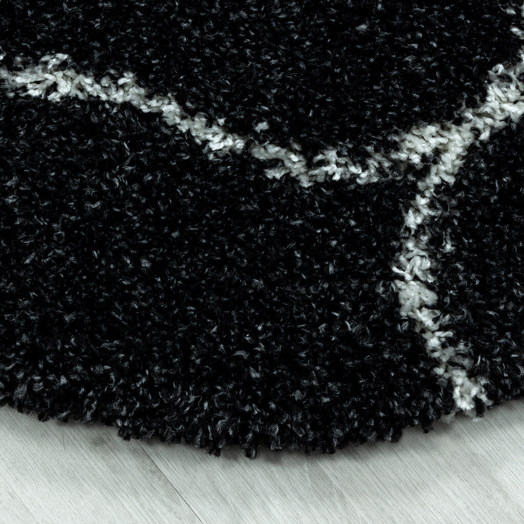 Ayyildiz apaļš paklājs Shaggy Salsa 80x80 cm cena un informācija | Paklāji | 220.lv