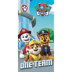 Bērnu dvielis Paw Patrol, 70x140cm cena un informācija | Dvieļi | 220.lv