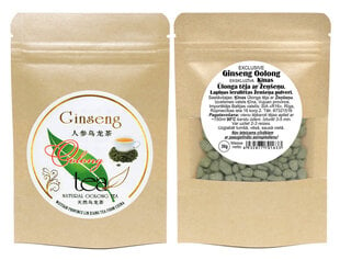 Eksluzīva Žeņšeņa Ūlonga tēja - Ginseng Oolong, 30 g cena un informācija | Tēja | 220.lv