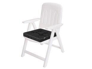 Krēslu spilvens HobbyGarden Klara, melns cena un informācija | Krēslu paliktņi | 220.lv