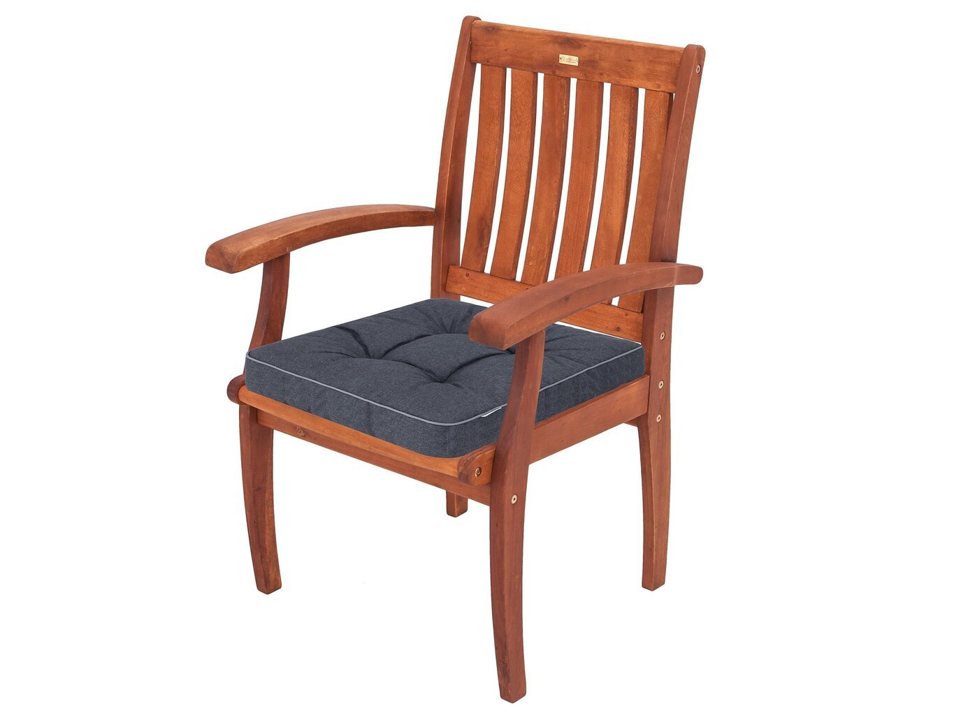Krēsla spilvens HobbyGarden Klara, tumši pelēks cena un informācija | Krēslu paliktņi | 220.lv