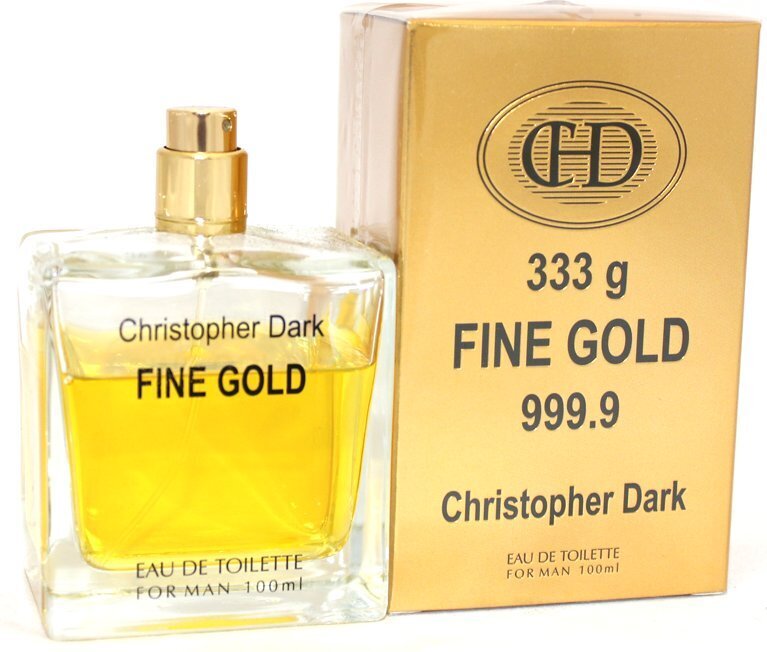 Tualetes ūdens Christopher Dark Fine Gold EDT vīriešiem, 100 ml цена и информация | Vīriešu smaržas | 220.lv