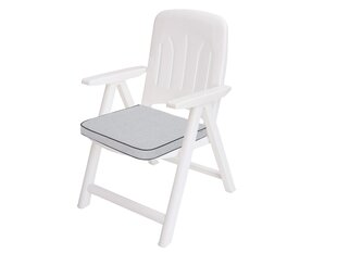 Krēsla spilvens HobbyGarden Masza, gaiši pelēks cena un informācija | Krēslu paliktņi | 220.lv