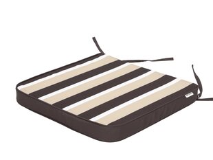 Подушка для стула HobbyGarden Masza, коричневая/песочного цвета цена и информация | Подушки, наволочки, чехлы | 220.lv