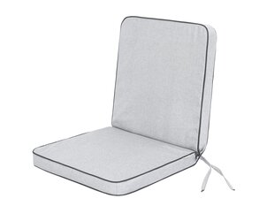 Подушка для стула Hobbygarden Sara, светло-серая цена и информация | Подушки, наволочки, чехлы | 220.lv