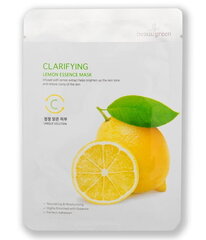 Листовая маска для лица «Beauugreen Clarifying Lemon Essence», 23 г цена и информация | Маски для лица, патчи для глаз | 220.lv