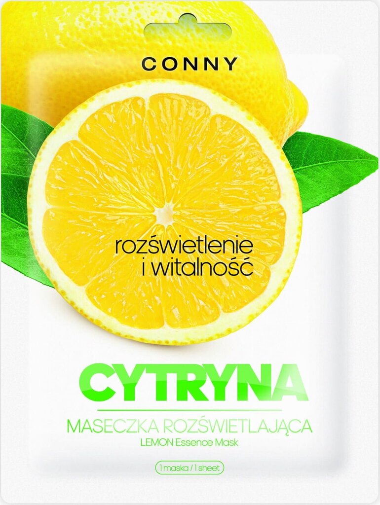 Balinoša sejas maska Conny Lemon Essence 23 g cena un informācija | Sejas maskas, acu maskas | 220.lv