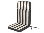 Подушка для стула Hobbygarden Eliza, серая/песочного цвета