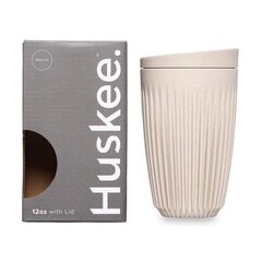 Кофейная чашка Huskee с крышкой, 355 мл, крем цена и информация | Термосы, термокружки | 220.lv