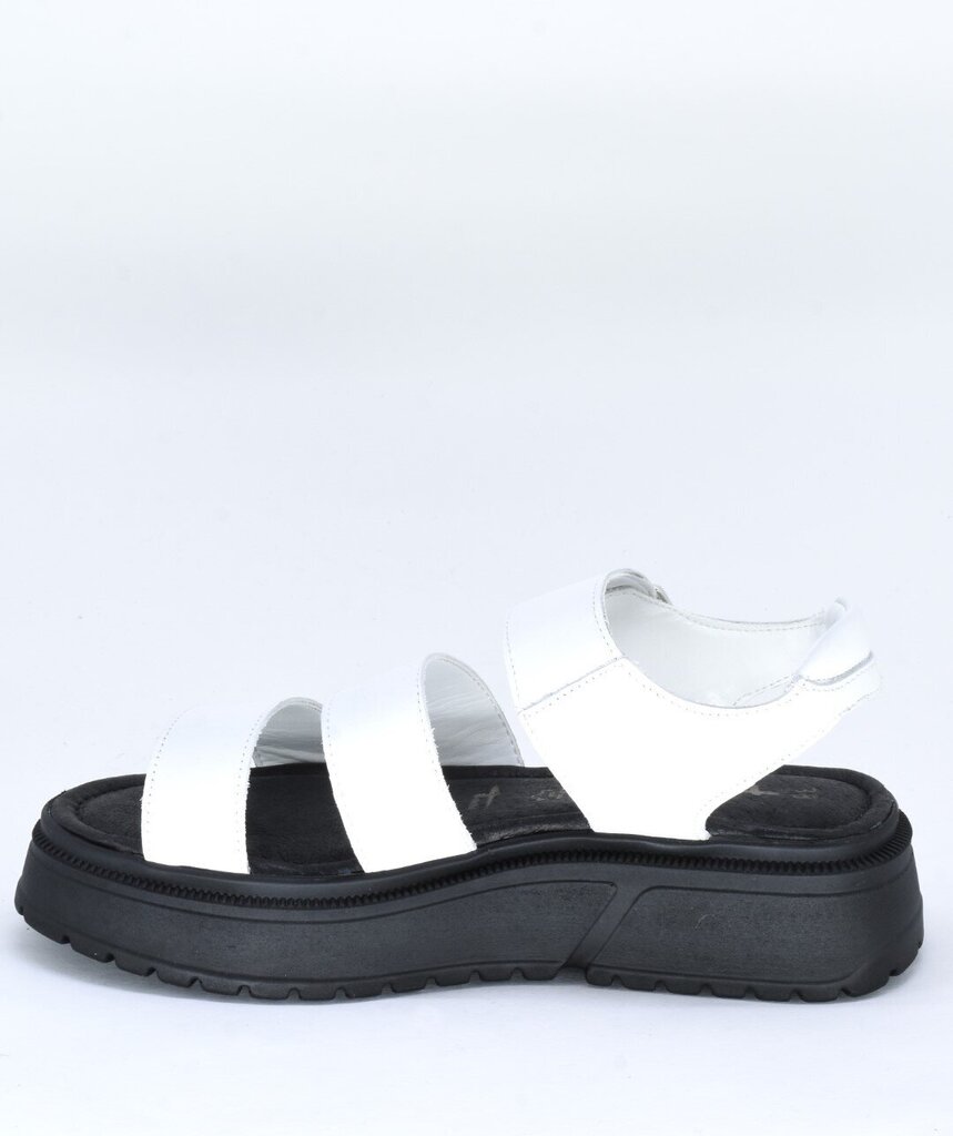 Sandales sievietēm, Tamaris, baltas/melnas цена и информация | Sieviešu sandales | 220.lv