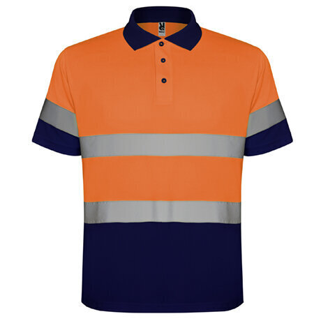 Polo krekls ar īsām piedurknēm, zils/oranžs цена и информация | Darba apģērbi | 220.lv