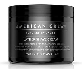 Skūšanās krēms American Crew Shave Lather 250 ml cena un informācija | Skūšanās piederumi, kosmētika | 220.lv