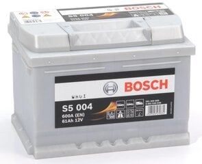 Akumulators Bosch 61Ah 600A S5004 cena un informācija | Bosch Akumulatori, lādētāji | 220.lv