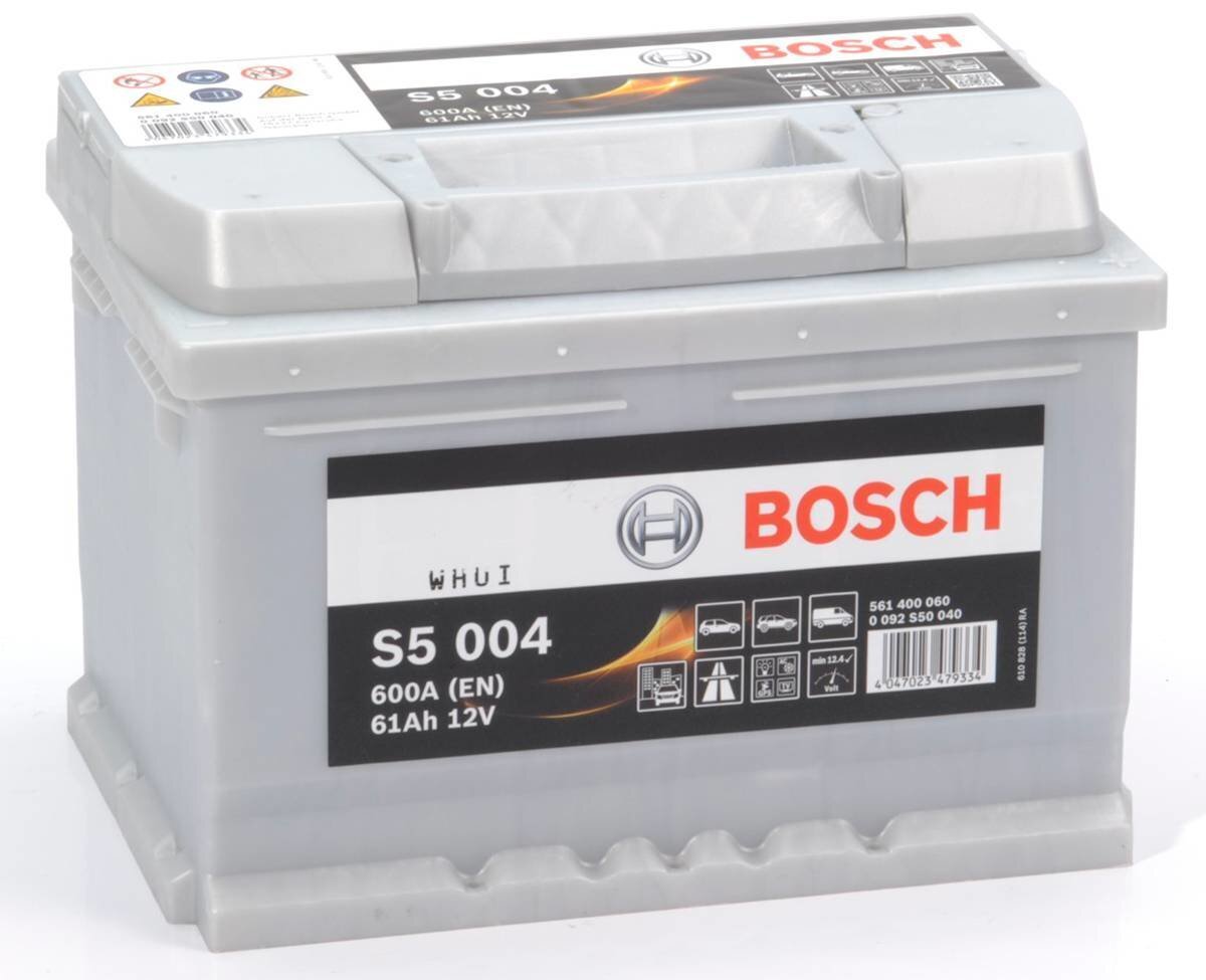 Akumulators Bosch 61Ah 600A S5004 цена и информация | Akumulatori | 220.lv
