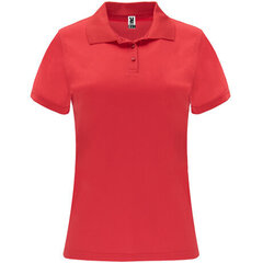 Tehniskais polo krekls ar īsām piedurknēm sievietēm, sarkans cena un informācija | T-krekli sievietēm | 220.lv