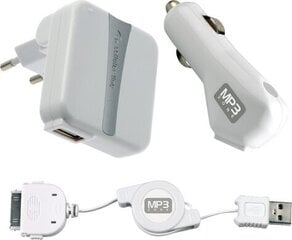 Mobilais iPod 3in1 USB lādētājs cena un informācija | Lādētāji un adapteri | 220.lv
