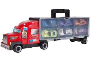 Машина-тягач с машинками цена и информация | Конструктор автомобилей игрушки для мальчиков | 220.lv