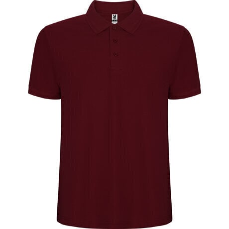 Polo krekls ar īsām piedurknēm, tumši sarkans цена и информация | Vīriešu T-krekli | 220.lv