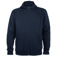 Sporta jaka ar kapuci un rāvējslēdzēju, tumši zila cena un informācija | Zēnu jakas, džemperi, žaketes, vestes | 220.lv
