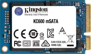 Kingston SKC600MS/256G cena un informācija | Iekšējie cietie diski (HDD, SSD, Hybrid) | 220.lv