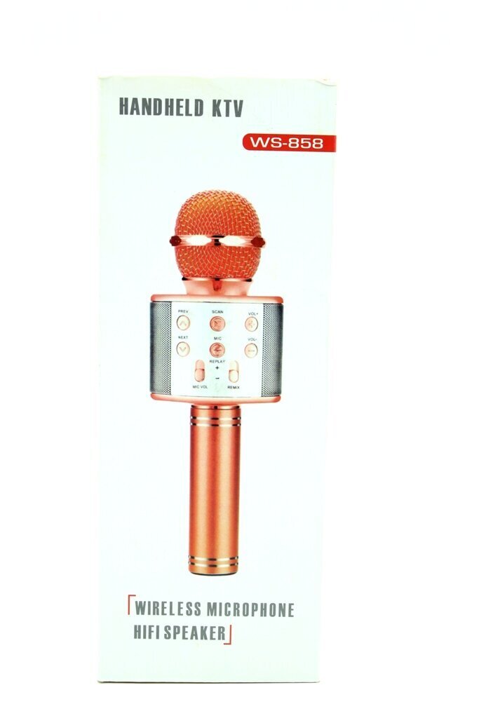 Mikrofona karaoke WS-858 цена и информация | Mikrofoni | 220.lv
