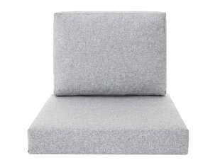 Комплект подушек для стульев HobbyGarden Mia Tech, светло-серый цена и информация | Подушки, наволочки, чехлы | 220.lv
