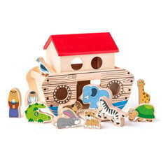 Деревянная игра кубиков развития Woody 90917 Ноев ковчег с животными для детей 3+ (29x24 см) цена и информация | Игрушки для малышей | 220.lv