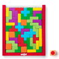 Woody 91918 Loģiskā "puzzle" kauliņu spēle - koka Tetris (48gab.) bērniem no 3+ gadiem (17,5x15x1,9cm) cena un informācija | Attīstošās rotaļlietas | 220.lv