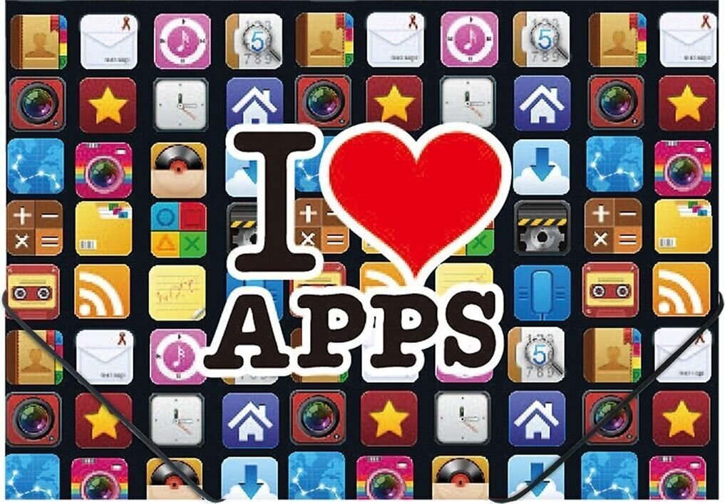 Mape Apps A4 cena un informācija | Kancelejas preces | 220.lv