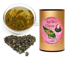 Lychee „Green Snail” - Elitāra Ķīnas Zaļā tēja - Līčijas „Zaļais Gliemezītis”, 140g цена и информация | Чай | 220.lv