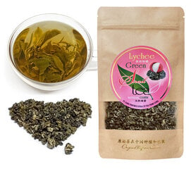 Lychee „Green Snail” - Elitāra Ķīnas Zaļā tēja - Līčijas „Zaļais Gliemezītis”, 100g cena un informācija | Tēja | 220.lv