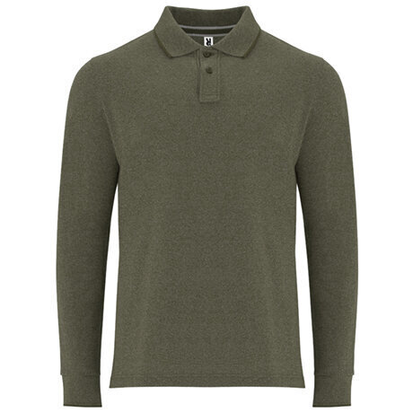 Polo krekls ar garām piedurknēm, zaļš цена и информация | Vīriešu džemperi | 220.lv