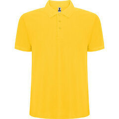 Polo krekls ar īsām piedurknēm, dzeltens cena un informācija | Vīriešu T-krekli | 220.lv