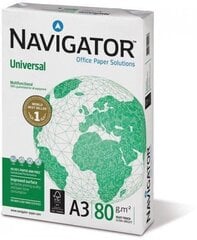 Kopēšanas papīrs Navigator A3 / 80 g/m² / 500 цена и информация | Тетради и бумажные товары | 220.lv