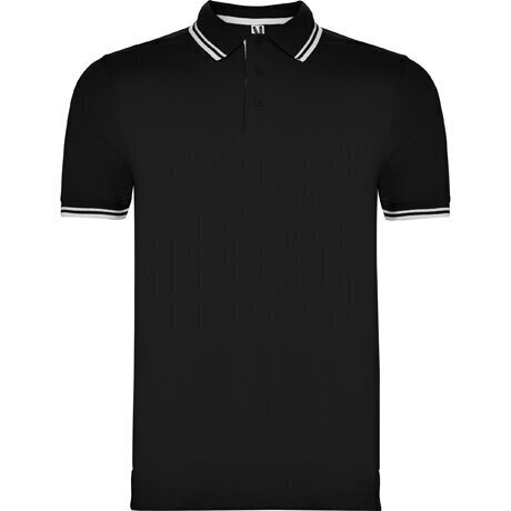 Polo krekls ar īsām piedurknēm, melns cena un informācija | Vīriešu T-krekli | 220.lv